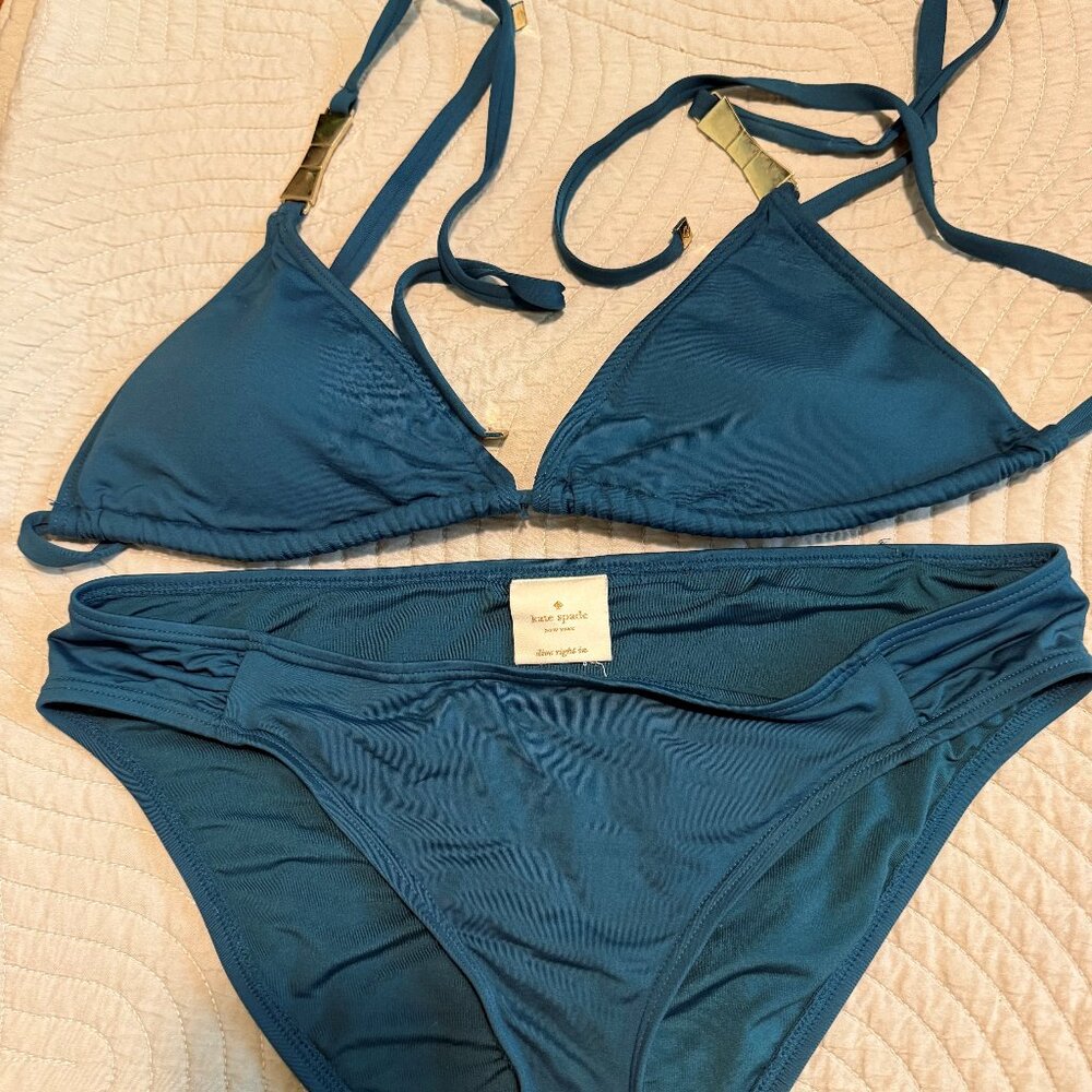 Kate spade crescent bay string bikini top S83191 Foliage ( Green) L